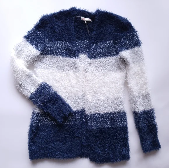 It's Our Time Fuzzy Open Front Cardigan Sweater - Picture 1 of 5